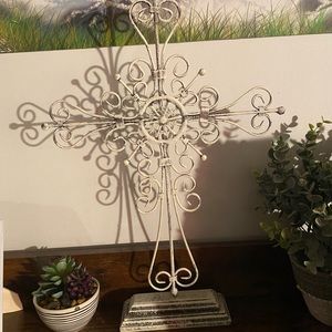 Standing Metal Cross